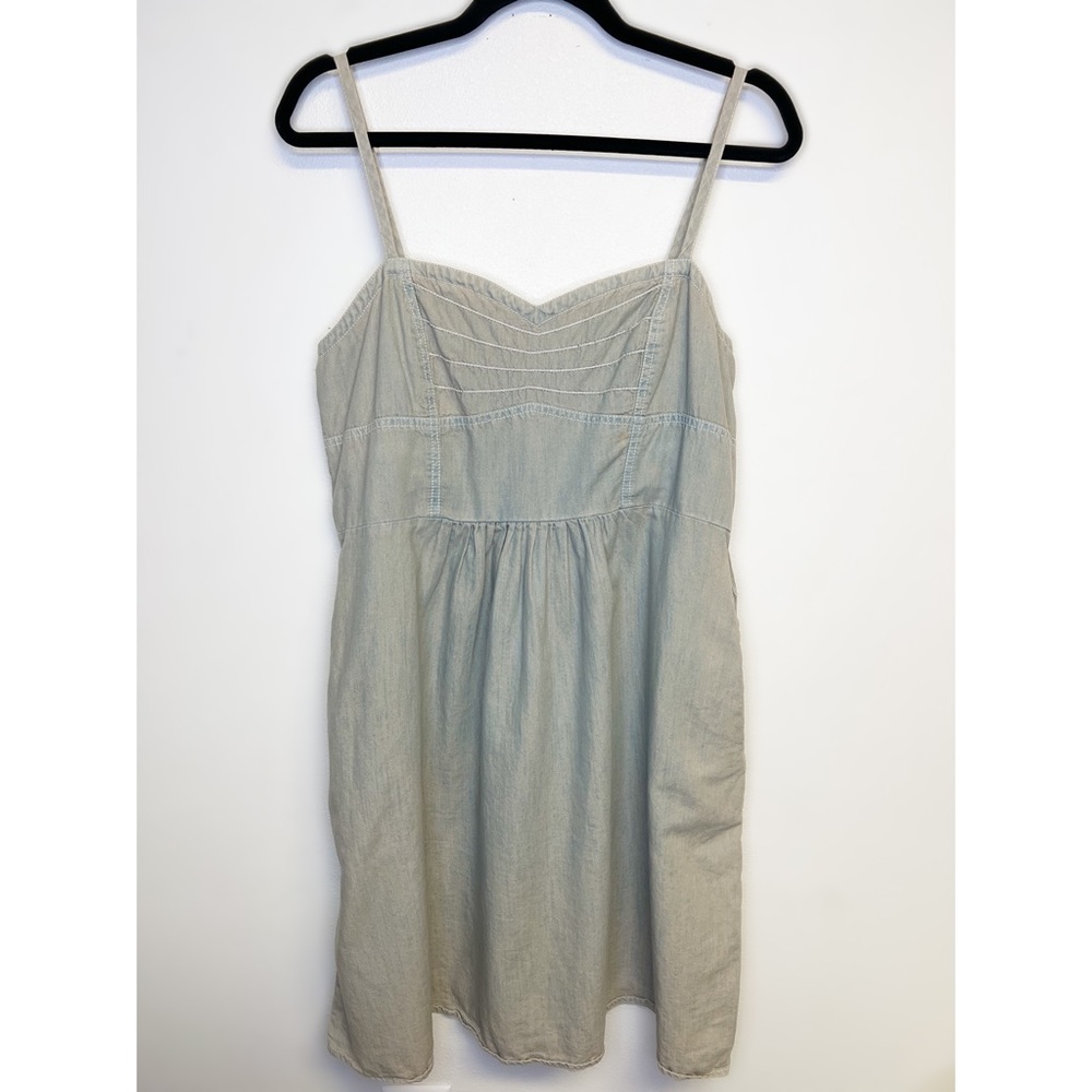XL Mossimo Stonewashed Jean Dress w/ Pockets!